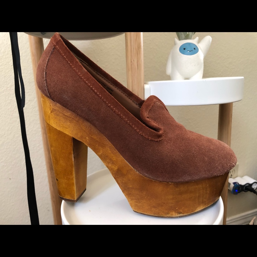 Ecoté Platform Heels, Brown